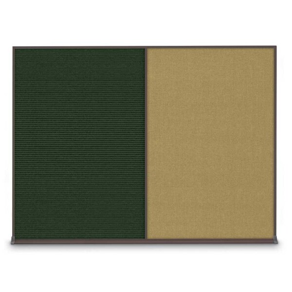 Double Door Radius Plus Corkboard, 60"X